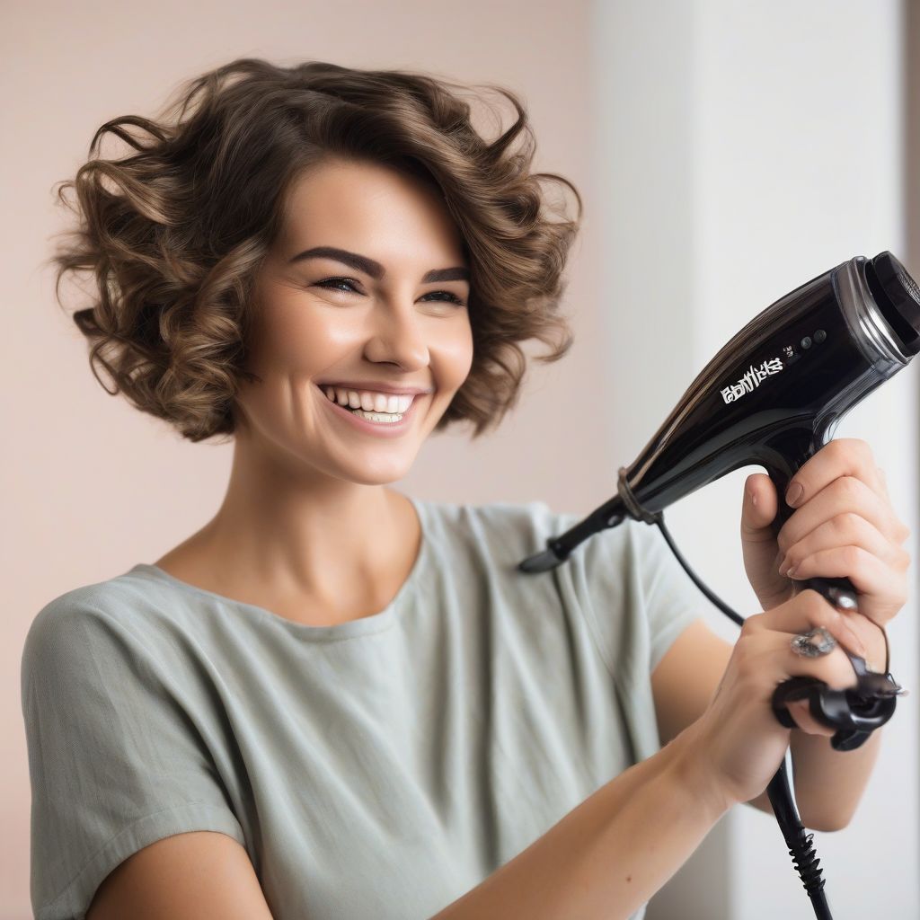 Styling Short Hair with Babyliss Curling Iron